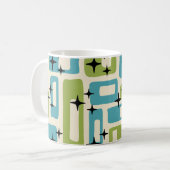 Mug Motif Abstrait moderne du milieu du siècle (Devant gauche)
