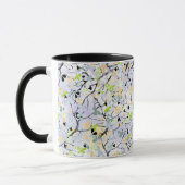 Mug Motif abstrait, motif d'automne (Gauche)