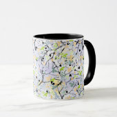 Mug Motif abstrait, motif d'automne (Devant droit)