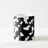 Mug Motif Abstrait noir blanc fractal irrégulier (Centre)