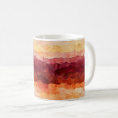 Mug Motif Abstrait orange Brown (Devant droit)