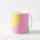 Mug Motif Abstrait Pastel (Devant droit)
