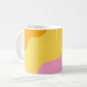 Mug Motif Abstrait Pastel (Devant gauche)