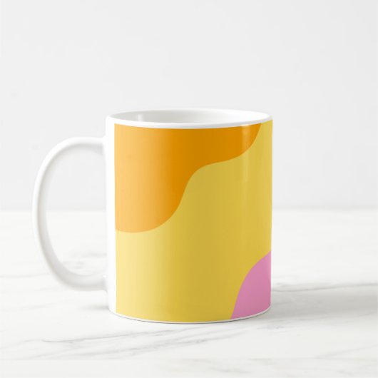 Mug Motif Abstrait Pastel (Gauche)