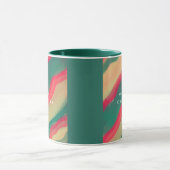 Mug Motif Abstrait Peint à la Main (Centre)