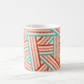 Mug Motif Abstrait rayé coloré (Centre)