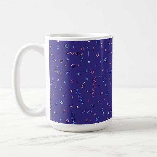 Mug Motif Abstrait rétro (Gauche)