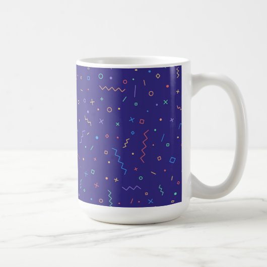 Mug Motif Abstrait rétro (Droite)