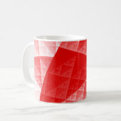 Mug Motif abstrait rouge (Devant gauche)