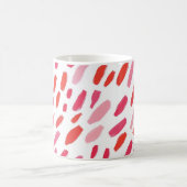 Mug 🔴 Motif Abstrait Rouge Élégant 🎨 (Centre)
