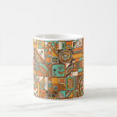 Mug motif Abstrait sans couture avec éléments géométri (Centre)