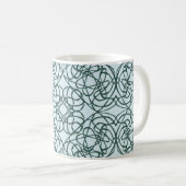 Mug motif Abstrait sans faille avec éléments de la vil (Devant droit)