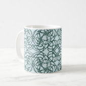 Mug motif Abstrait sans faille avec éléments de la vil (Devant gauche)