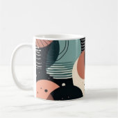 Mug Motif Abstrait sans fil minimal - géométrique (8) (Gauche)