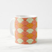 Mug Motif Abstrait sans soudure, arrière - plan de déc (Devant gauche)