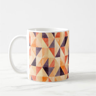 Mug Motif Abstrait sans soudure avec mosaïque triangul