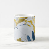 Mug motif Abstrait sans soudure. gris clair, jaune, g (Centre)