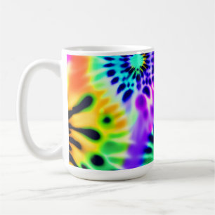 Mug Motif Abstrait Tie Dye Adire