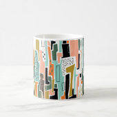 Mug Motif Abstrait transparent avec conception géométr (Centre)