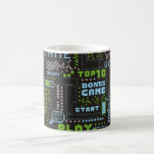 Mug motif abstrait transparent dans le style de jeu de (Centre)
