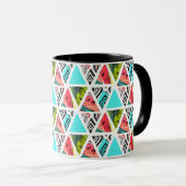 Mug Motif Abstrait tropical coloré (Devant droit)