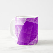 Mug Motif abstrait violet (Devant gauche)