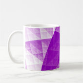 Mug Motif abstrait violet (Gauche)
