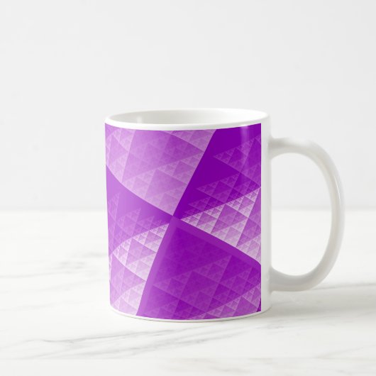 Mug Motif abstrait violet (Droite)