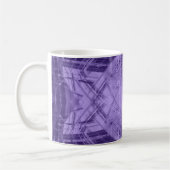Mug Motif abstrait violet (Gauche)