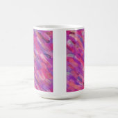 Mug Motif Abstrait violet et rose (Centre)