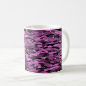 Mug Motif Abstrait Violet Noir (Devant droit)