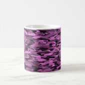 Mug Motif Abstrait Violet Noir (Centre)