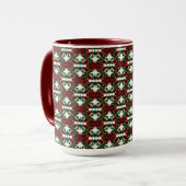 Mug Motif actuel de Noël (Devant gauche)