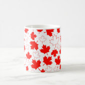 Mug Motif aléatoire blanc rouge de feuille d'érable du (Centre)