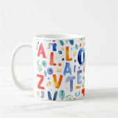Mug Motif alphabet (Gauche)
