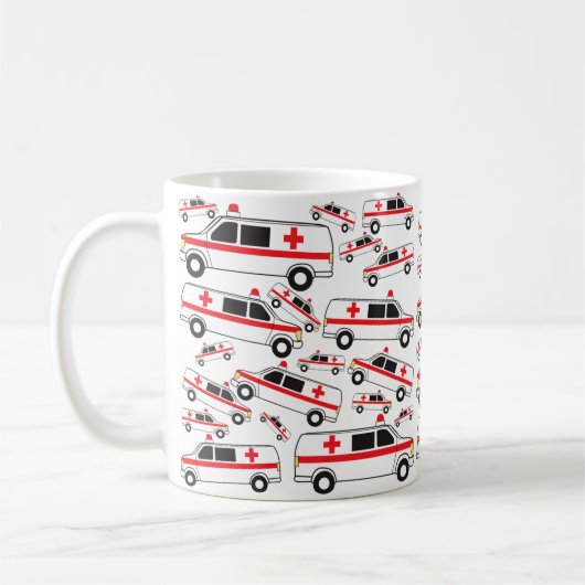 Mug Motif ambulancier (Gauche)