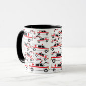Mug Motif ambulancier (Devant gauche)