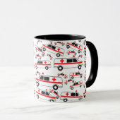 Mug Motif ambulancier (Devant droit)