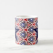 Mug Motif américain Patriotic Red White Blue Star (Centre)