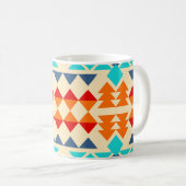 Mug Motif amérindien sans soudure rhombus et tr (Devant droit)