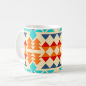 Mug Motif amérindien sans soudure rhombus et tr (Devant gauche)
