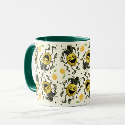 Mug Motif ami bouffon du vide Lemon (Devant gauche)