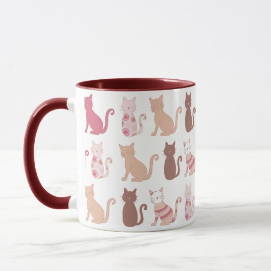 Mug Motif Amoureux des chats (Gauche)