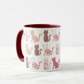 Mug Motif Amoureux des chats (Devant gauche)