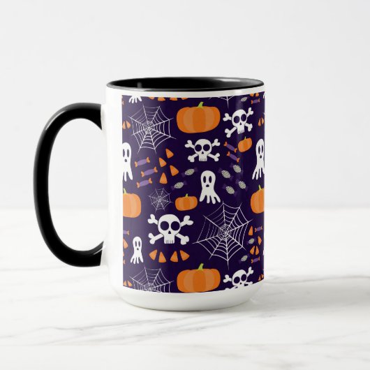 Mug Motif amusant d'Halloween (Gauche)