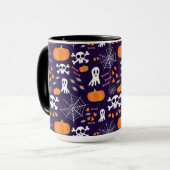 Mug Motif amusant d'Halloween (Devant gauche)