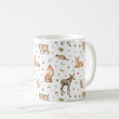 Mug Motif animal de bois mou (Devant droit)