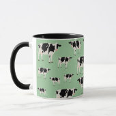 Mug Motif animal de ferme de vache (Gauche)