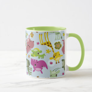Mug motif animal de safari