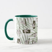Mug Motif animal mignon Sloth en forêt sauvage (Gauche)